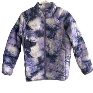 Girls Tie-Dye Puffer Jacket